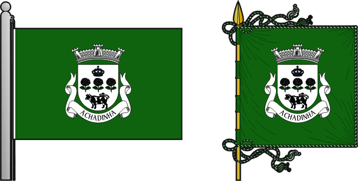 Bandeira e estandarte da freguesia de Achadinha - Achadinha civil parish, flag and banner Bandeira e estandarte da freguesia de Achadinha - Achadinha civil parish, flag and banner