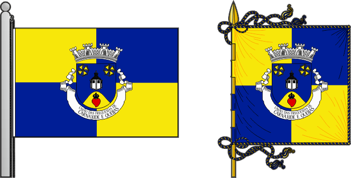 Bandeira e estandarte da União das freguesias de Carnaxide e Queijas - Carnaxide and Queijas civil parishes union, flag and banner Bandeira e estandarte da União das freguesias de Carnaxide e Queijas - Carnaxide and Queijas civil parishes union, flag and banner