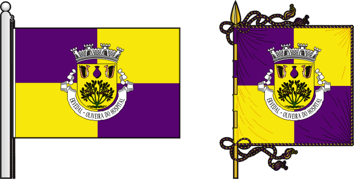 Bandeira e estandarte da antiga freguesia de Ervedal - Ervedal former civil parish, flag and banner Bandeira e estandarte da antiga freguesia de Ervedal - Ervedal former civil parish, flag and banner