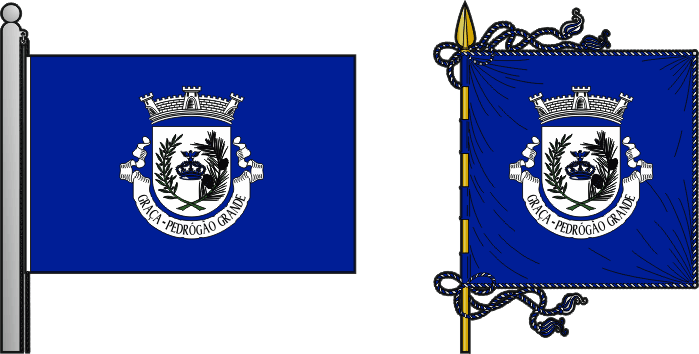Bandeira e estandarte da freguesia da Graça - Graça civil parish, flag and banner Bandeira e estandarte da freguesia da Graça - Graça civil parish, flag and banner