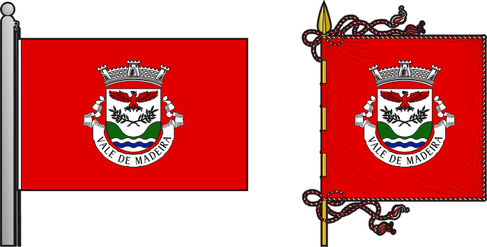 Bandeira e estandarte da antiga freguesia de Vale de Madeira - Vale de Madeira former civil parish, flag and banner Bandeira e estandarte da antiga freguesia de Vale de Madeira - Vale de Madeira former civil parish, flag and banner