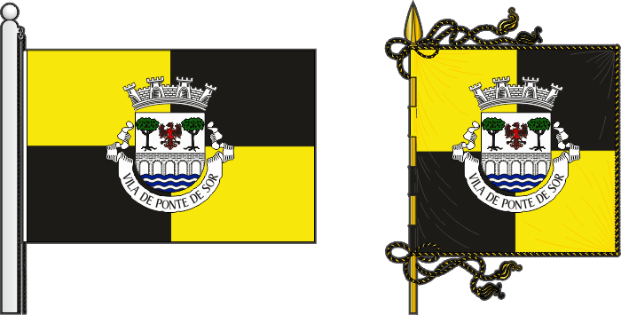 Proposta para a bandeira e estandarte do Município de Ponte de Sor - Ponte de Sor municipal flag and banner proposal Proposta para a bandeira e estandarte do Município de Ponte de Sor - Ponte de Sor municipal flag and banner proposal