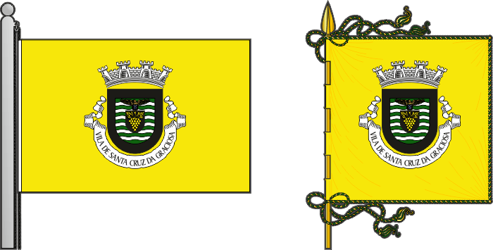 Proposta para a bandeira e estandarte do Município de Santa Cruz da Graciosa - Santa Cruz da Graciosa municipal flag and banner proposal Proposta para a bandeira e estandarte do Município de Santa Cruz da Graciosa - Santa Cruz da Graciosa municipal flag and banner proposal