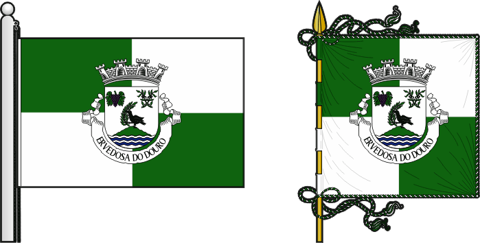 Bandeira e estandarte da freguesia de Ervedosa do Douro - Ervedosa do Douro civil parish, flag and banner Bandeira e estandarte da freguesia de Ervedosa do Douro - Ervedosa do Douro civil parish, flag and banner