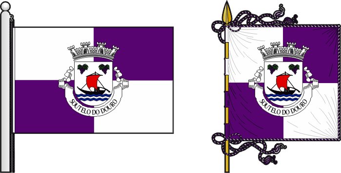 Bandeira e estandarte da freguesia de Soutelo do Douro - Soutelo do Douro civil parish, flag and banner Bandeira e estandarte da freguesia de Soutelo do Douro - Soutelo do Douro civil parish, flag and banner