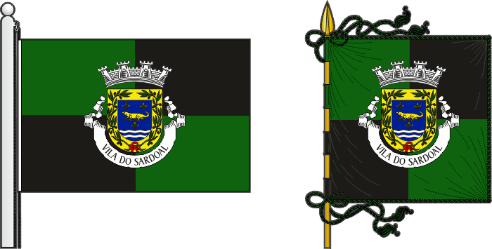 Proposta de bandeira e estandarte do Município de Sardoal - Sardoal municipal flag and banner, proposal Proposta de bandeira e estandarte do Município de Sardoal - Sardoal municipal flag and banner, proposal