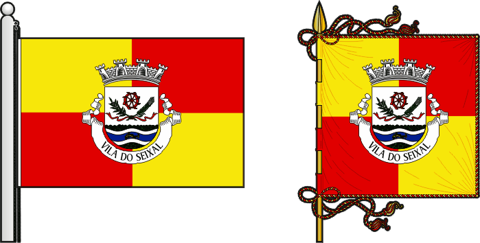 Proposta para a bandeira e estandarte do Município do Seixal - Seixal municipal flag and banner proposal