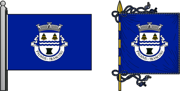 Bandeira e estandarte da freguesia de Palhais - Palhais civil parish, flag and banner Bandeira e estandarte da freguesia de Palhais - Palhais civil parish, flag and banner
