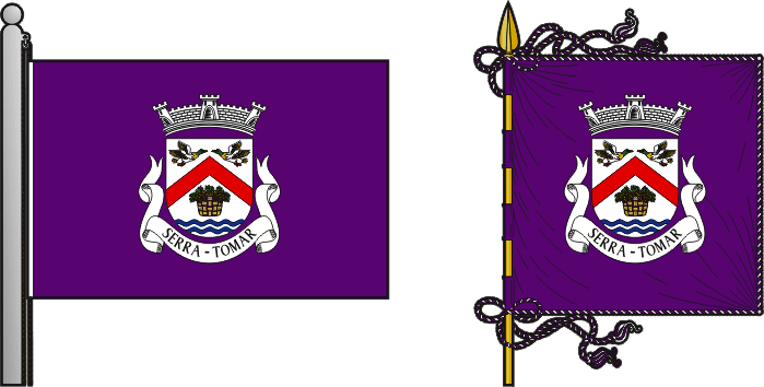 Bandeira e estandarte da antiga freguesia da Serra - Serra former civil parish, flag and banner Bandeira e estandarte da antiga freguesia da Serra - Serra former civil parish, flag and banner
