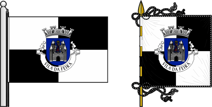 Proposta para a bandeira e estandarte do Município de Vila da Feira - Vila da Feira municipal flag and banner proposal Proposta para a bandeira e estandarte do Município de Vila da Feira - Vila da Feira municipal flag and banner proposal