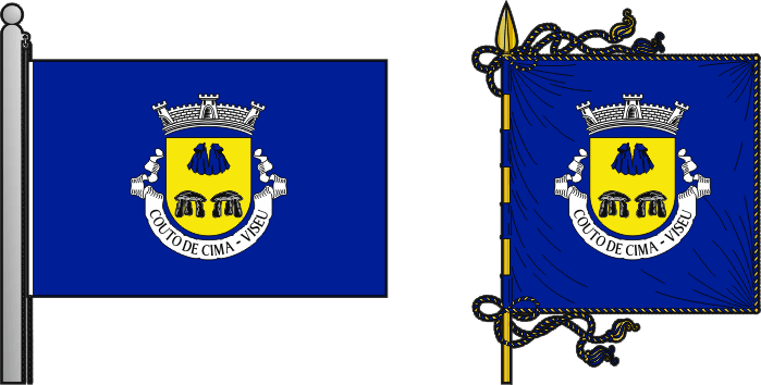 Bandeira e estandarte da antiga freguesia de Couto de Cima - Couto de Cima former civil parish, flag and banner Bandeira e estandarte da antiga freguesia de Couto de Cima - Couto de Cima former civil parish, flag and banner
