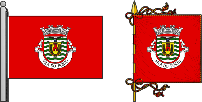 Proposta para a bandeira e estandarte do Município de Vila do Porto - Vila do Porto municipal flag and banner proposal Proposta para a bandeira e estandarte do Município de Vila do Porto - Vila do Porto municipal flag and banner proposal