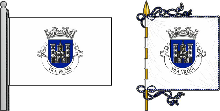 Proposta para a bandeira e estandarte do Município de Vila Viçosa - Vila Viçosa municipal flag and banner proposal Proposta para a bandeira e estandarte do Município de Vila Viçosa - Vila Viçosa municipal flag and banner proposal